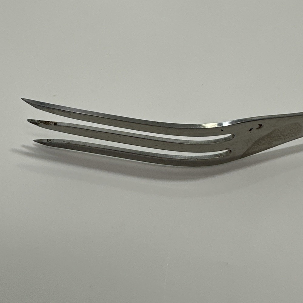 Vintage Cutco 1726 Serving Fork Classic Brown Orange Handle USA Stainless Steel - Picture 7 of 10
